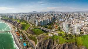 This is the "Green Coast" in Lima,Perú.
